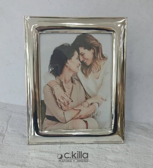 MARCO 13*18 LISO PLATA