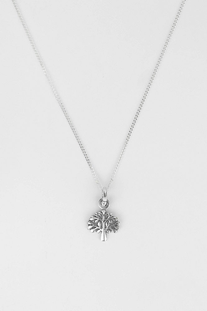 CADENA PANCER Y DIJE ARBOL DE LA VIDA BB CALADA