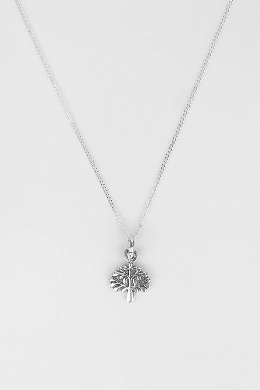 CADENA PANCER Y DIJE ARBOL DE LA VIDA BB CALADA