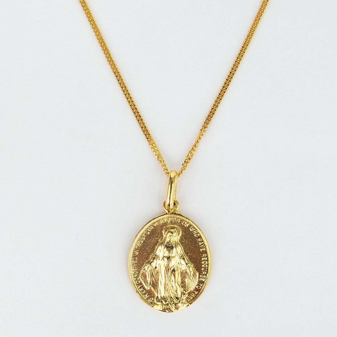 CADENA PANCER Y DIJE ANGELITO BAÑADO