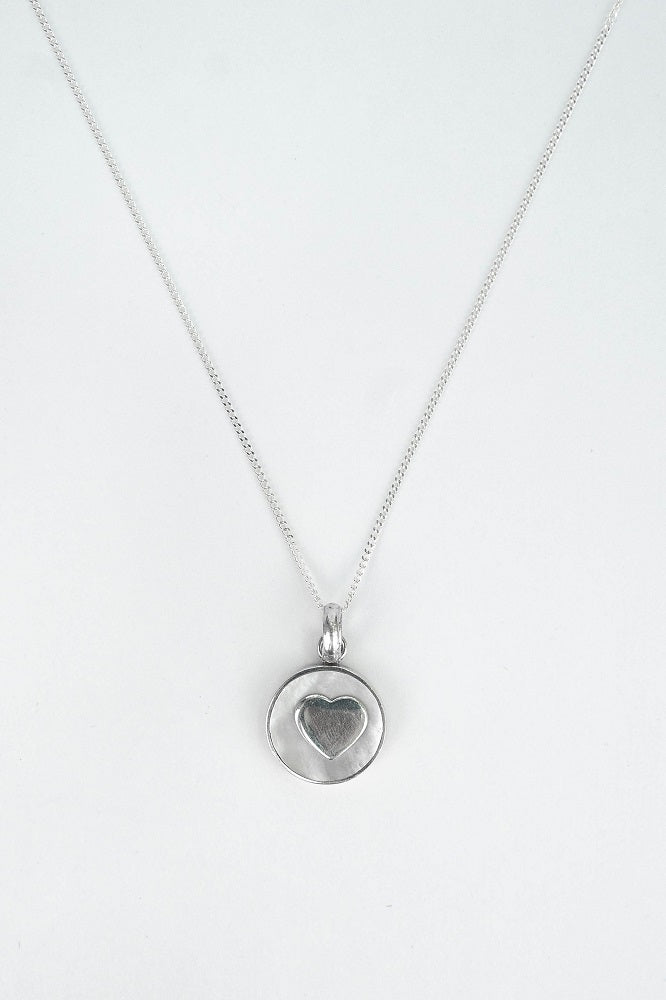 CADENA PANCER 40CM  DIJE CORAZON NACAR