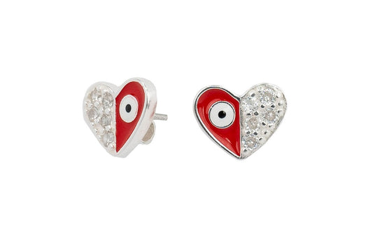 ARETE CORAZON OJO TURCO ROJO