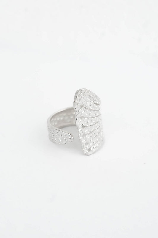 ANILLO HOJA CALADA COCODRILO