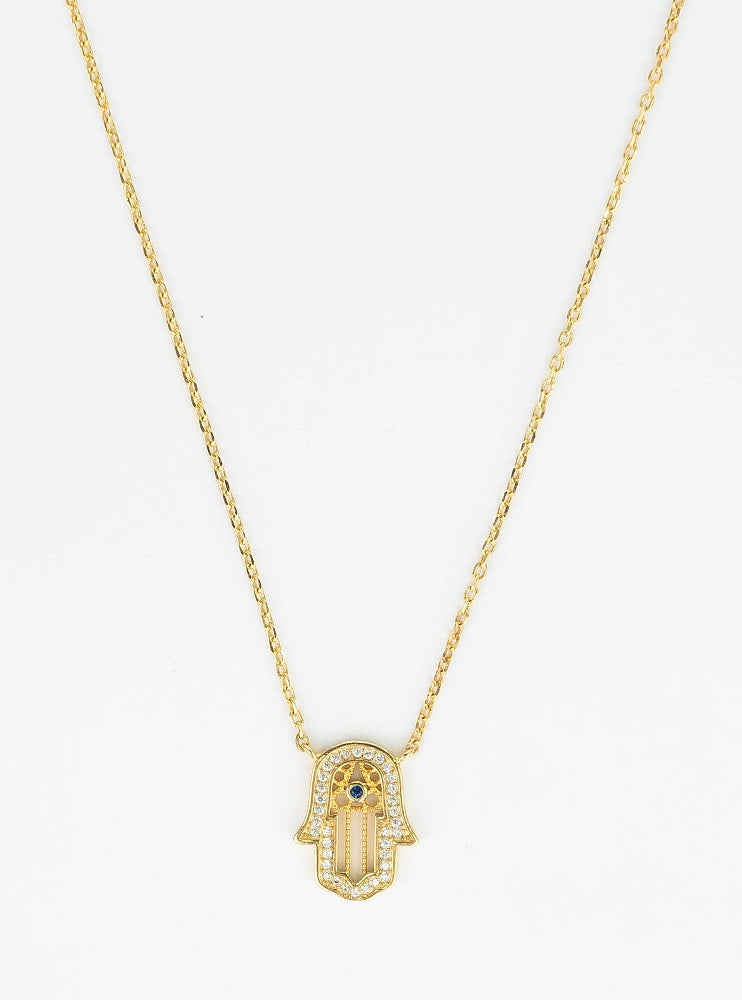 COLLAR MANO DE FATIMA BAÑADO