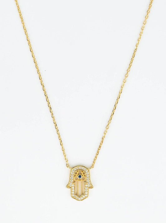 COLLAR MANO DE FATIMA BAÑADO