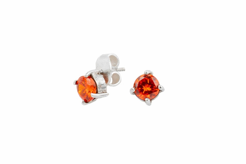 ARETE CUADRADO CIRCON NARANJA