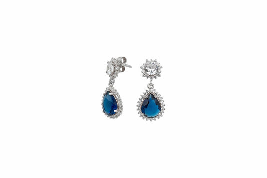 ARETE GOTA COLGANTE CIRCON ZAFIRO