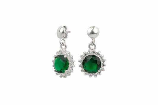 ARETE DIANA COLGANTE CIRCON JADE