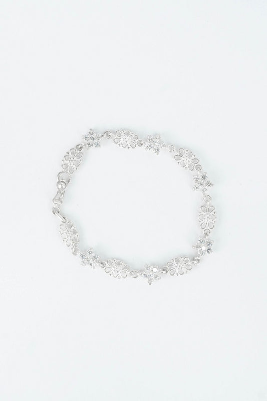 PULSERA ROSETA Y FLORES