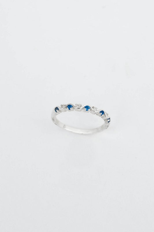 ANILLO NIDO RIVIER BB CIRCON ZAFIRO